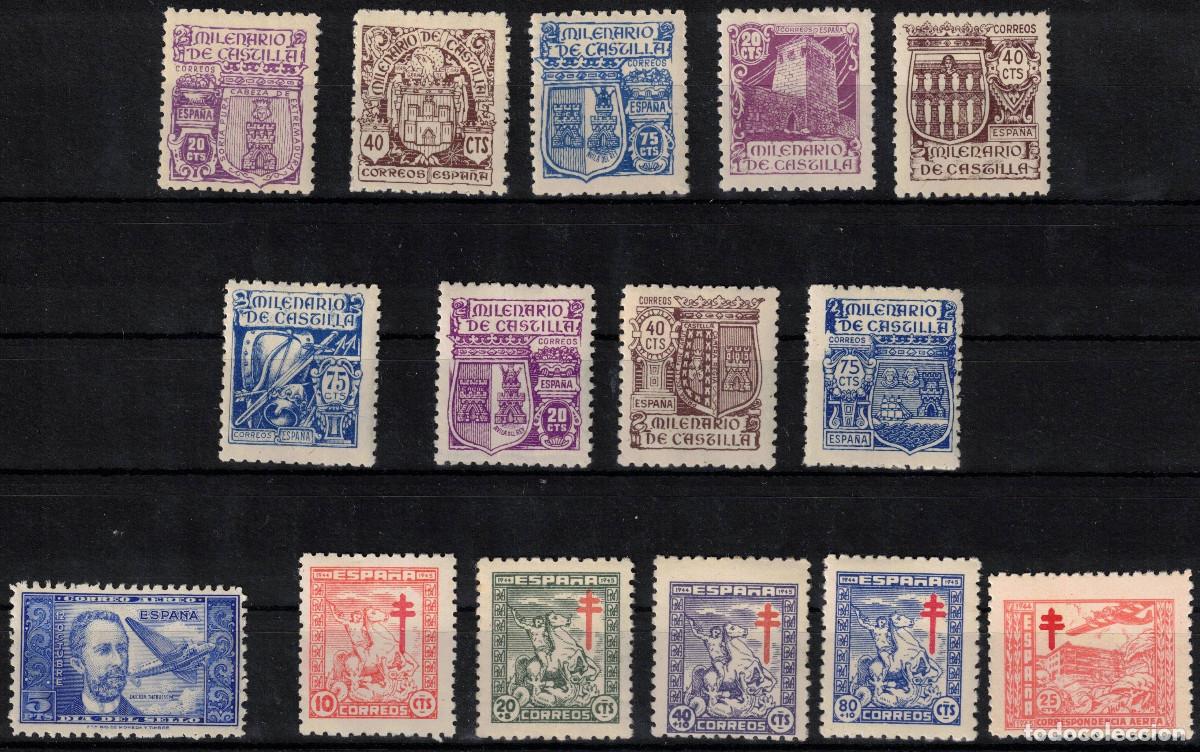 Sellos: ESPA&Ntilde;A - A&Ntilde;O 1944 COMPLETO - LUJO - MNH