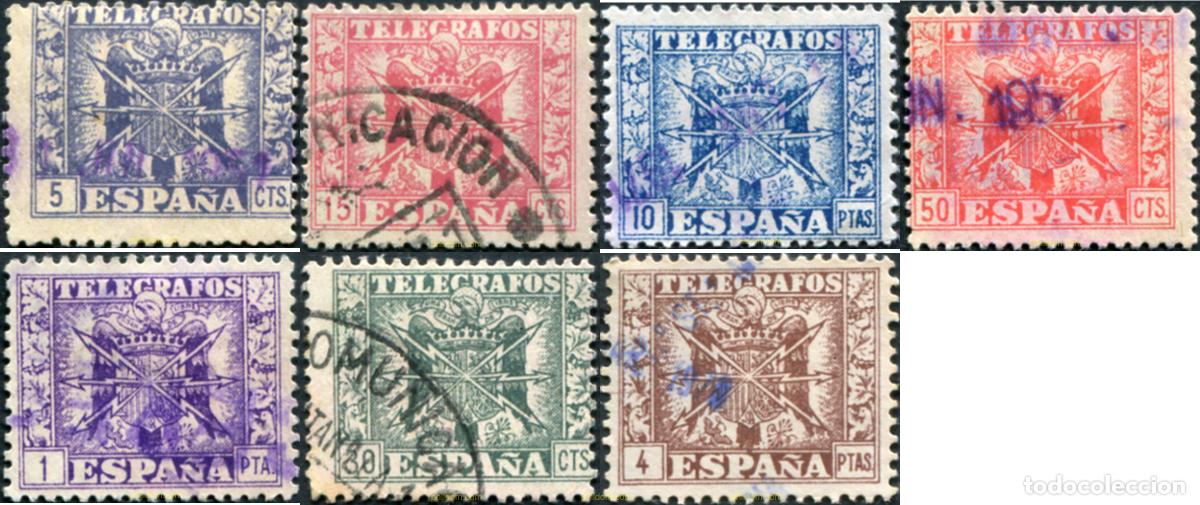 Sellos: 792689 USED ESPA&Ntilde;A 1949 ESCUDO DE ESPA&Ntilde;A