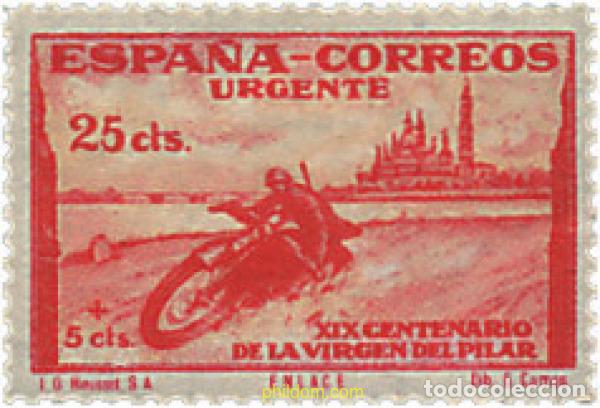 Sellos: 792694 HINGED ESPA&Ntilde;A 1940 19 CENTENARIO DE LA VENIDA DE LA VIRGEN DEL PILAR A ZARAGOZA