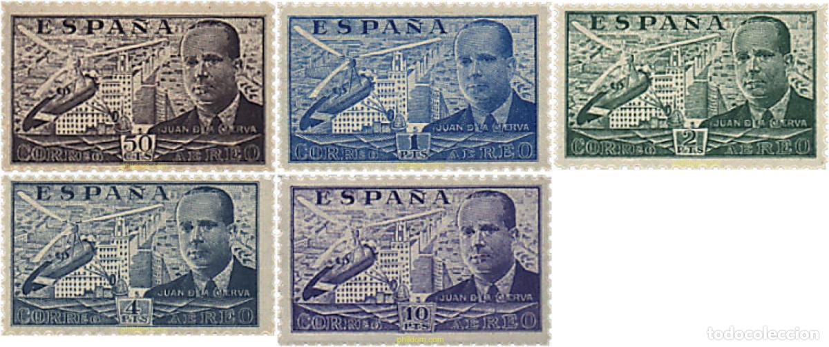 Sellos: 345840 MNH ESPA&Ntilde;A 1941 JUAN DE LA CIERVA