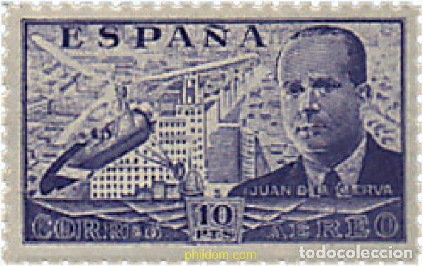 Sellos: 209055 MNH ESPA&Ntilde;A 1941 JUAN DE LA CIERVA