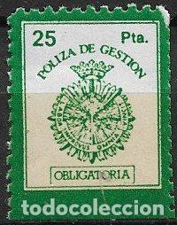 Sellos: VI&Ntilde;ETAS P&oacute;liza de Gesti&oacute;n, 25 pts. verde * *