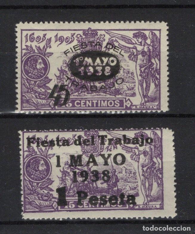 Sellos: Sellos Espa&ntilde;a a&ntilde;o 1938 EDIFIL 761/762** sellos originales en nuevo SERIE COMPLETA v.c. 15 &euro;