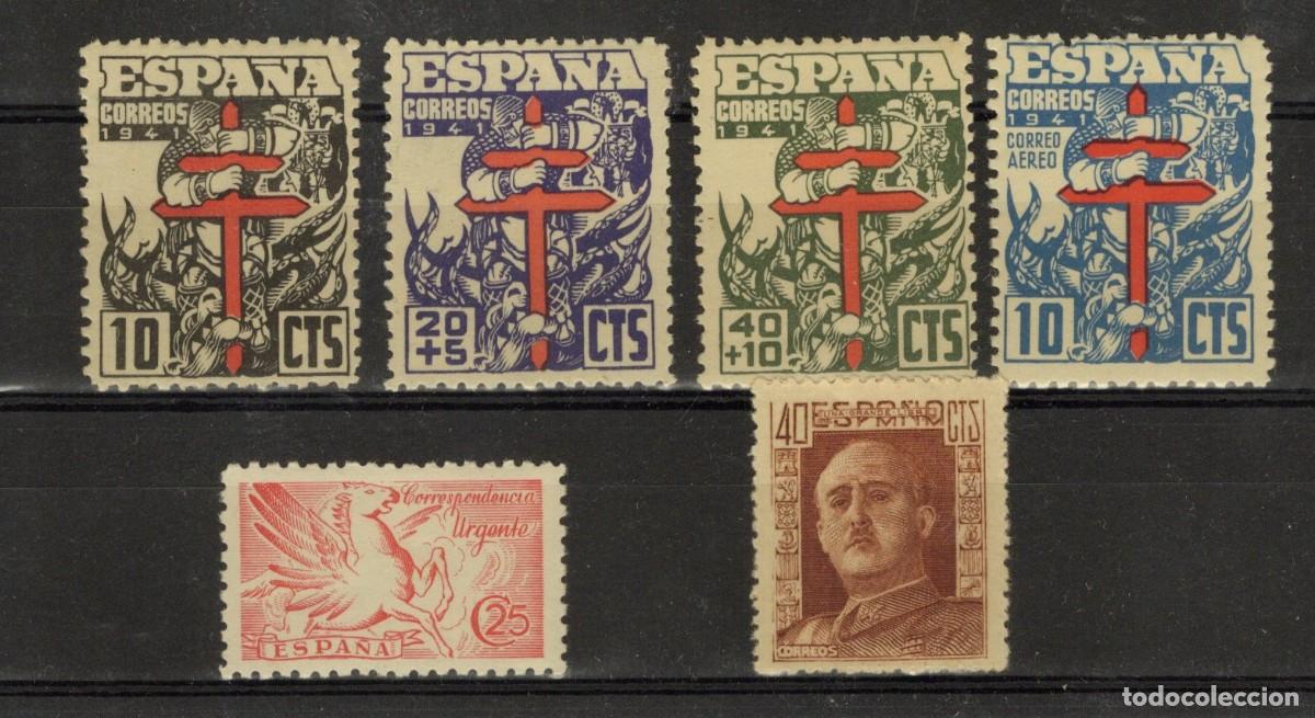 Sellos: Sellos Espa&ntilde;a a&ntilde;o 1941/42 EDIFIL 948/953** sellos originales en nuevo SERIE COMPLETA v.c. 4.50 &euro;