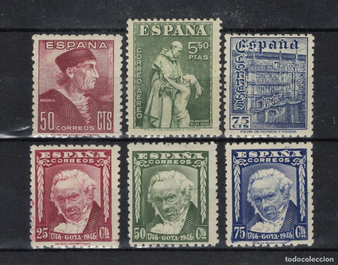 Sellos: Sellos Espa&ntilde;a a&ntilde;o 1946 EDIFIL 1002/1007** sellos originales en nuevo SERIE COMPLETA v.c. 14 &euro;