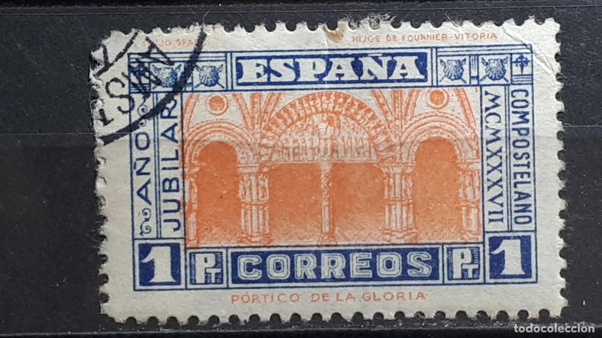 Sellos: ESPA&Ntilde;A. A&Ntilde;O 1937. &deg;. Edifil 835