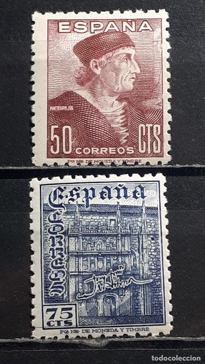 Sellos: ESPA&Ntilde;A. A&Ntilde;O 1946. *. Edifil 1002/3