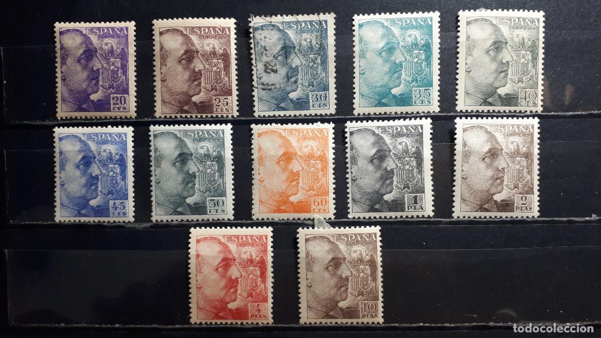 Sellos: ESPA&Ntilde;A. A&Ntilde;O 1949. *. Edifil 1047/54, 1056/9
