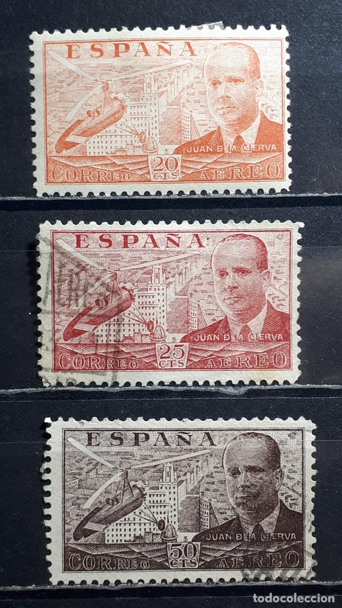 Sellos: ESPA&Ntilde;A. A&Ntilde;O 1939. */&deg;. Edifil 880, 881, 883.