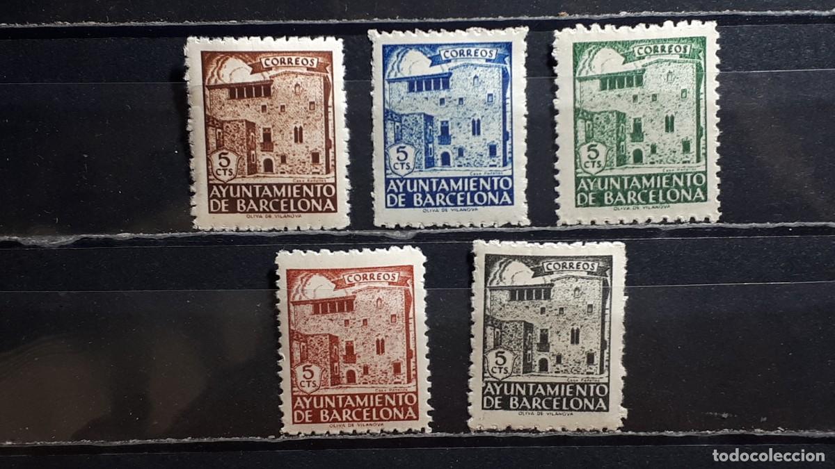 Sellos: ESPA&Ntilde;A. A&Ntilde;O 1943. *. EDIFIL BARCELONA 42/6.