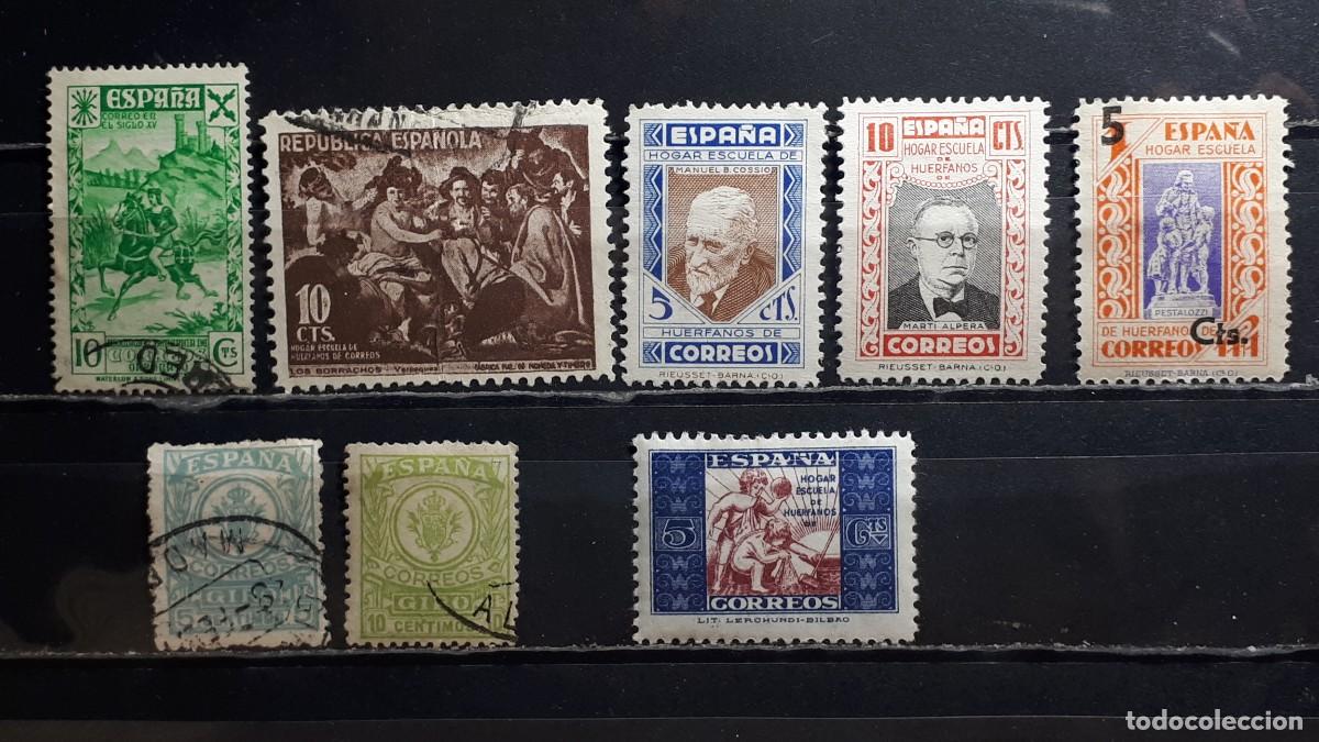 Sellos: ESPA&Ntilde;A. */&deg;. Beneficencia y giro postal. A CATALOGAR