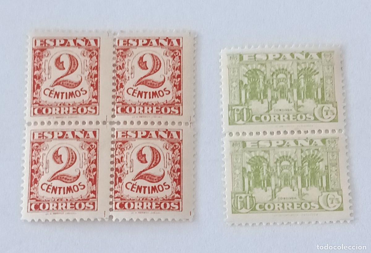 Sellos: Sellos Espa&ntilde;a 1936-1937, Junta de Defensa Nacional. Edifil 803 y 810