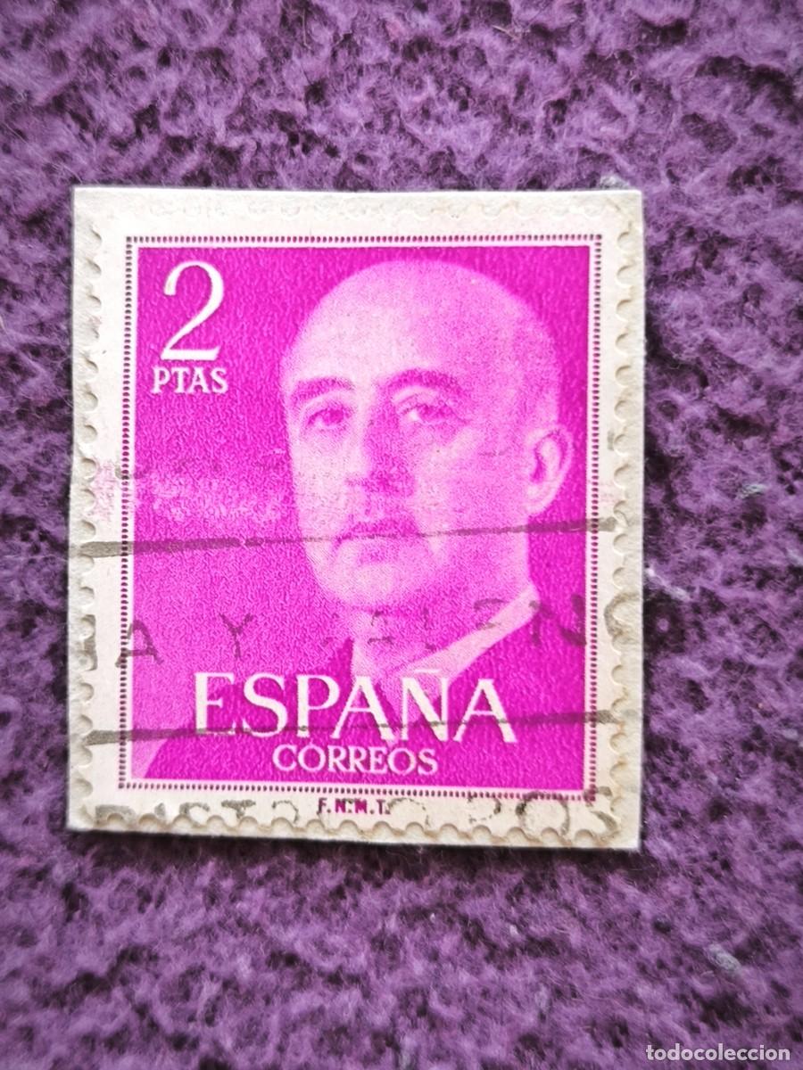 Sellos: Sello Espa&ntilde;a 2 Pesetas General Franco Cl&aacute;sico Filatelia Coleccionismo