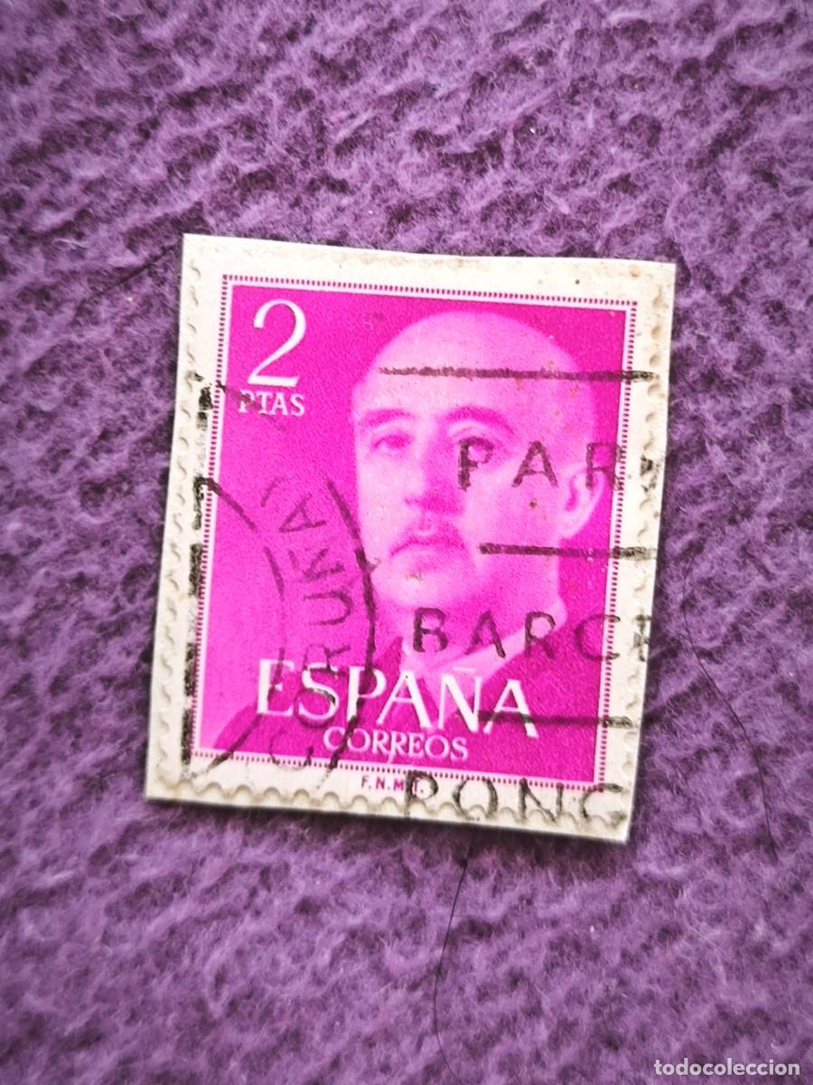 Sellos: Sello Espa&ntilde;a 2 Pesetas General Franco Cl&aacute;sico Filatelia Coleccionismo