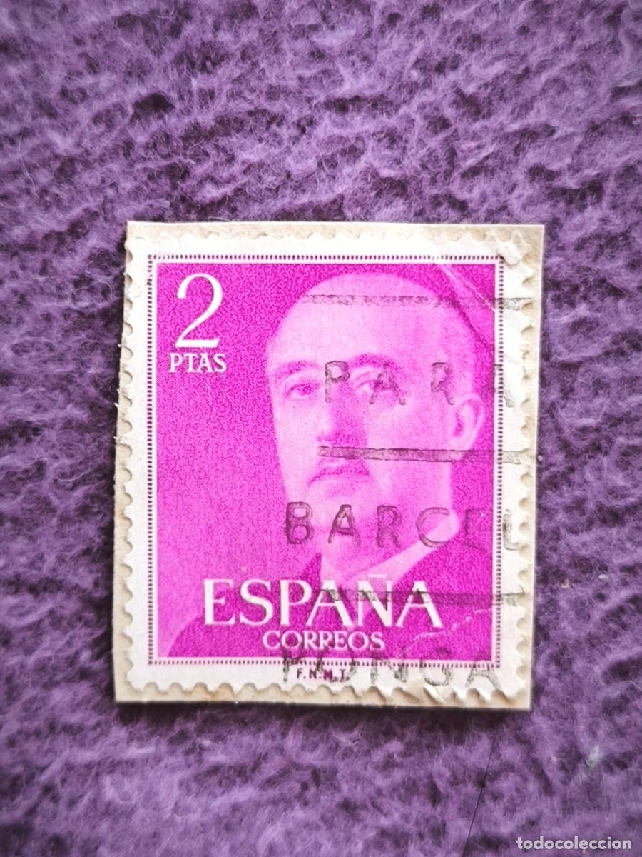 Sellos: Sello Espa&ntilde;a 2 Pesetas General Franco Cl&aacute;sico Filatelia Coleccionismo