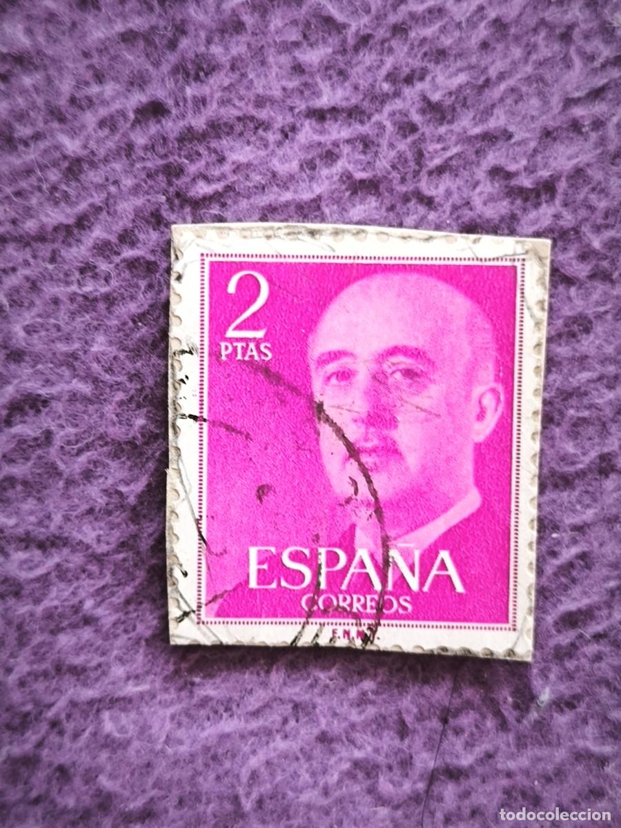 Sellos: Sello Espa&ntilde;a 2 Pesetas General Franco Cl&aacute;sico Filatelia Coleccionismo