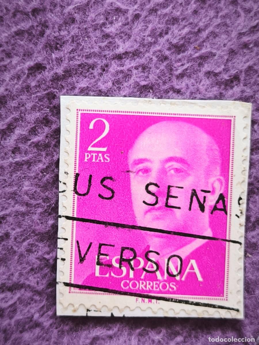 Sellos: Sello Espa&ntilde;a 2 Pesetas General Franco Cl&aacute;sico Filatelia Coleccionismo