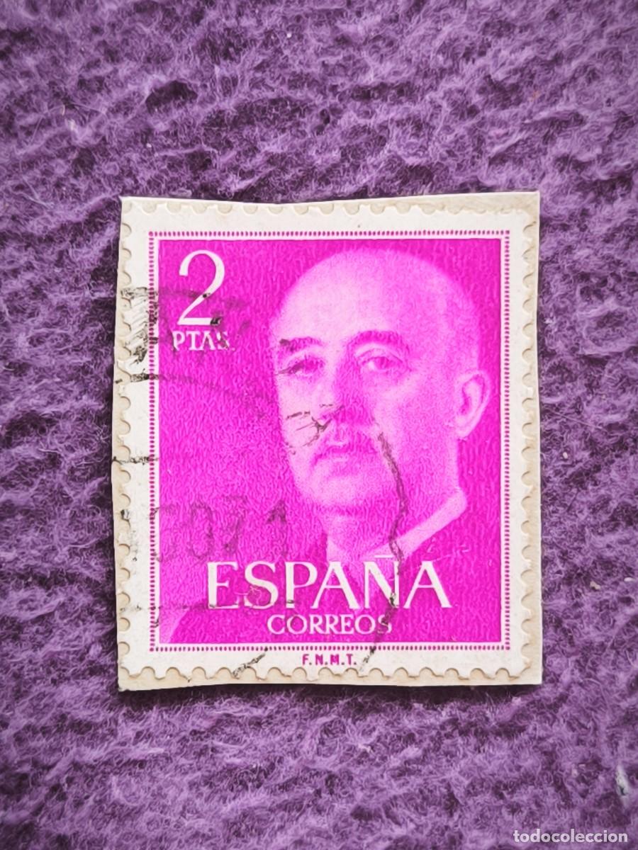 Sellos: Sello Espa&ntilde;a 2 Pesetas General Franco Cl&aacute;sico Filatelia Coleccionismo