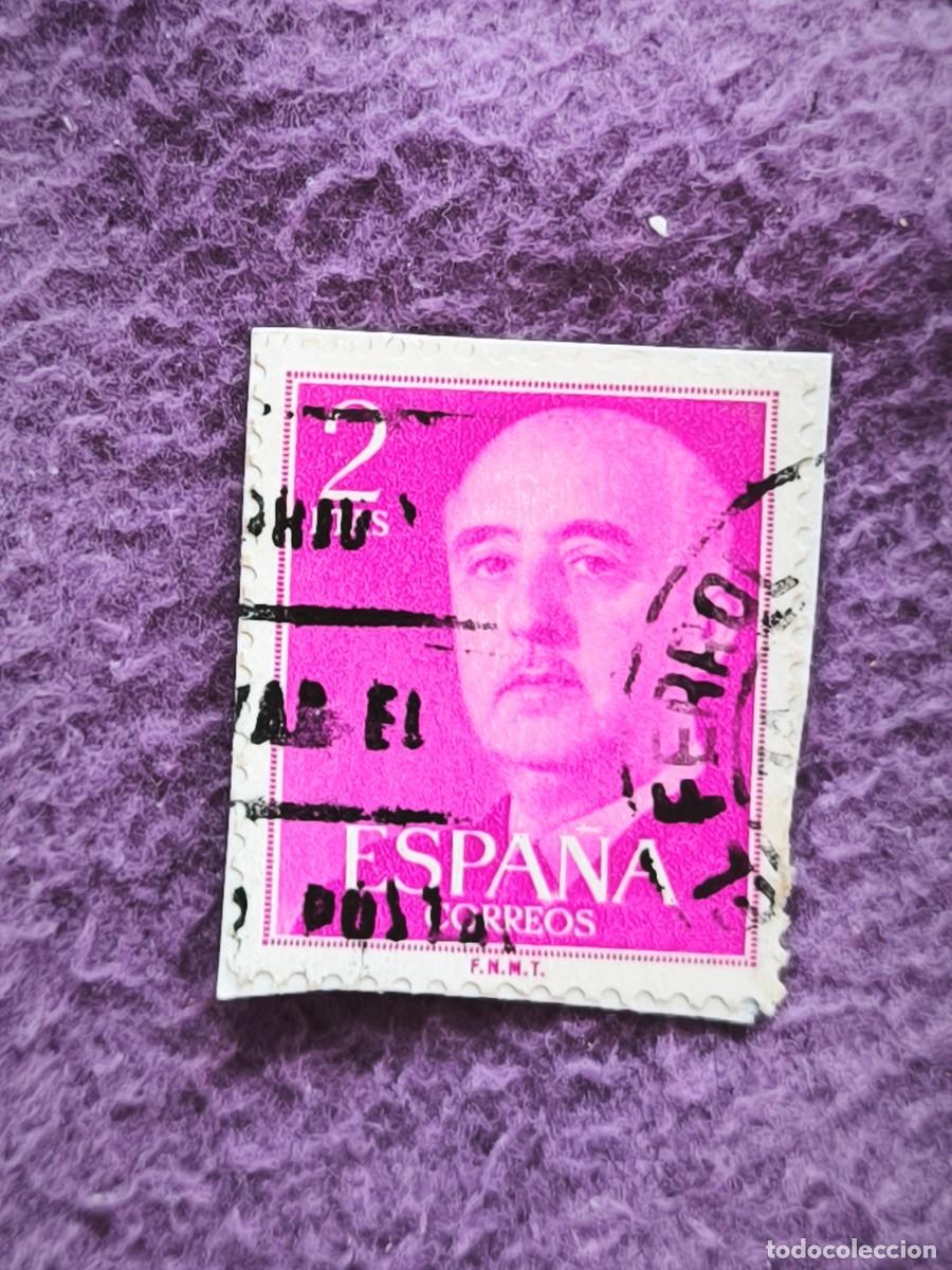 Sellos: Sello Espa&ntilde;a 2 Pesetas General Franco Cl&aacute;sico Filatelia Coleccionismo