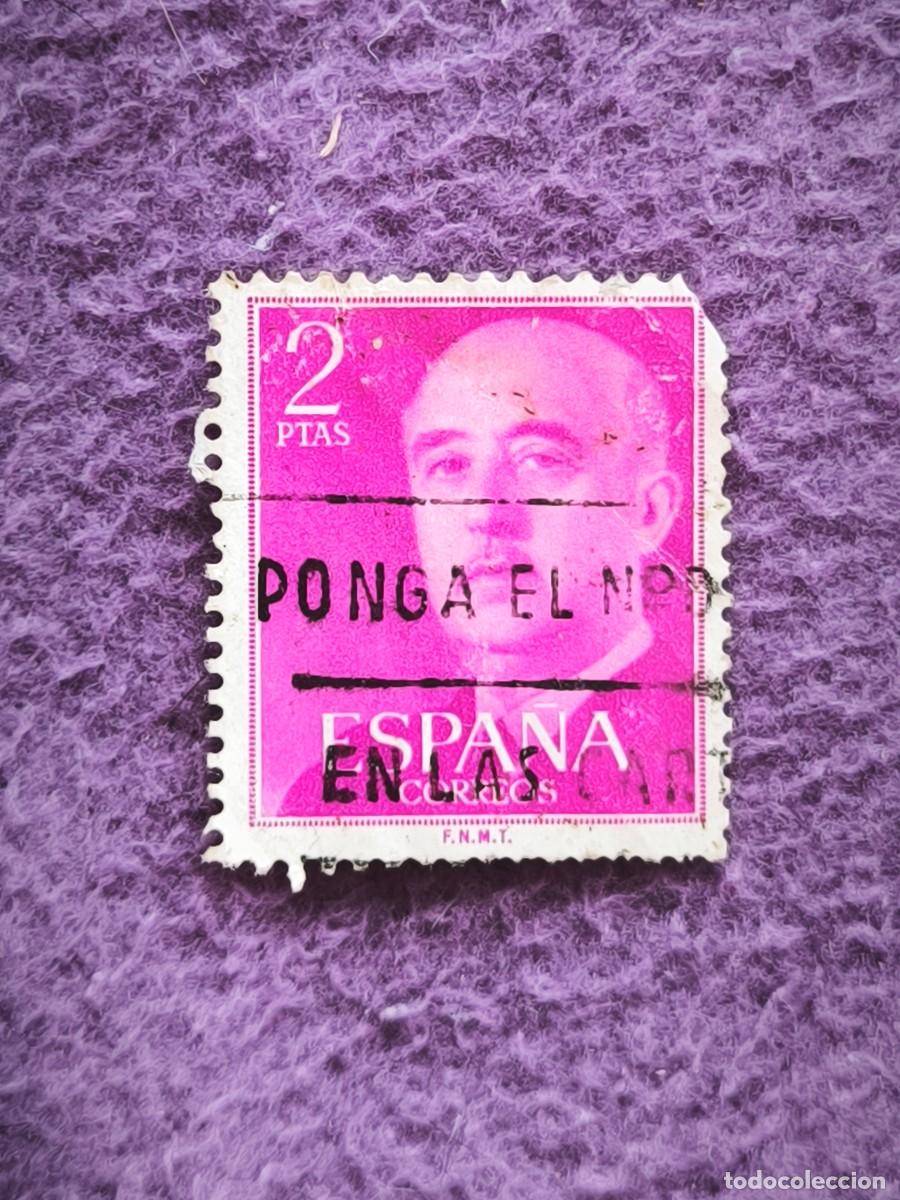 Sellos: Sello Espa&ntilde;a 2 Pesetas General Franco Cl&aacute;sico Filatelia Coleccionismo