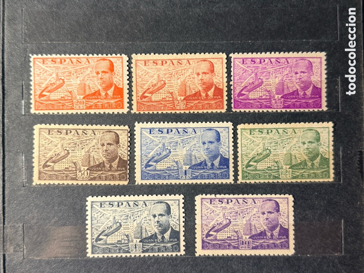 Sellos: Espa&ntilde;a. 1940. Estado Espa&ntilde;ol. Edifil 940/947. Nuevos */**