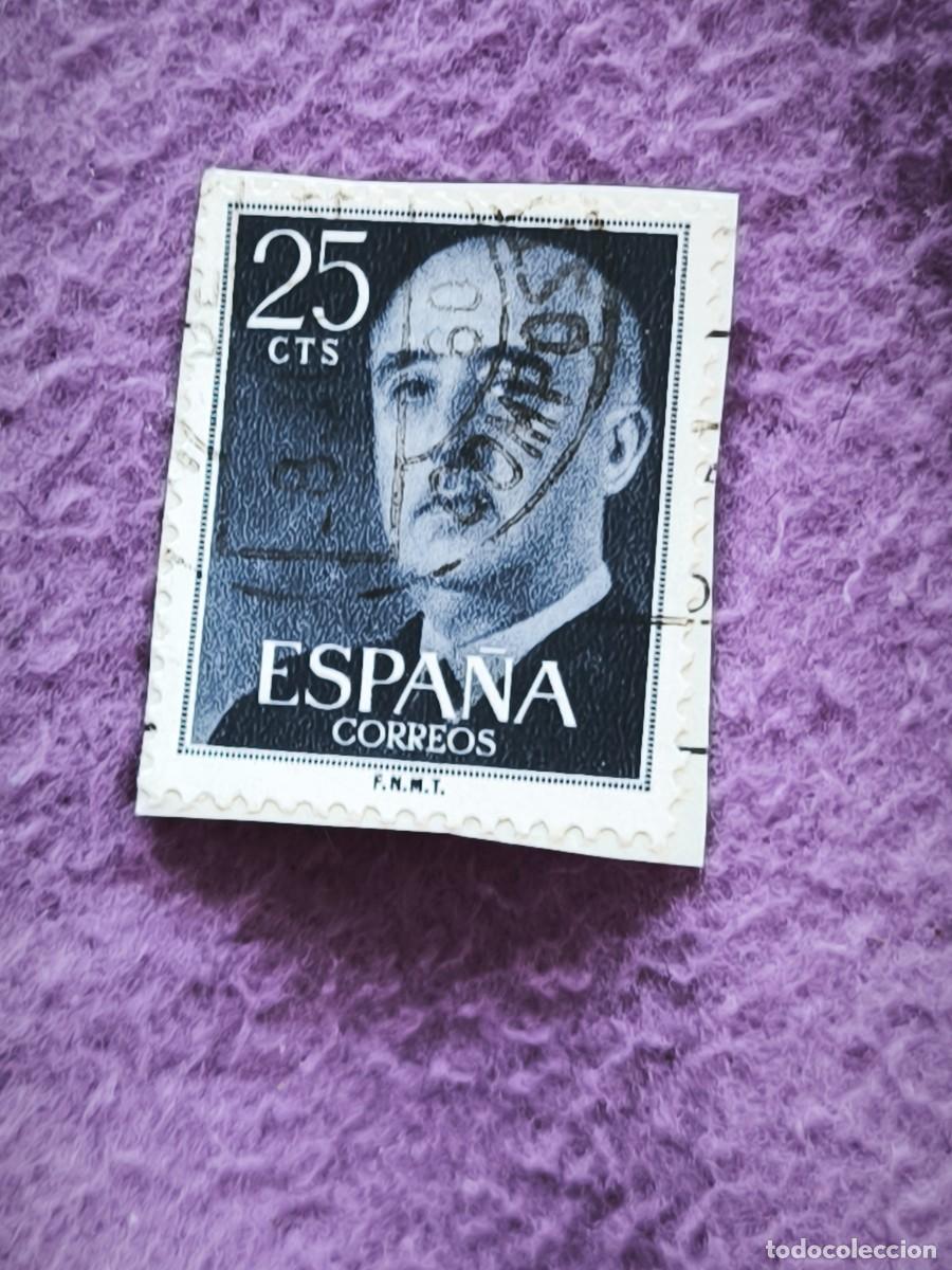 Sellos: Sello Espa&ntilde;a 25 C&eacute;ntimos Francisco Franco | Correos | Filatelia Espa&ntilde;ola
