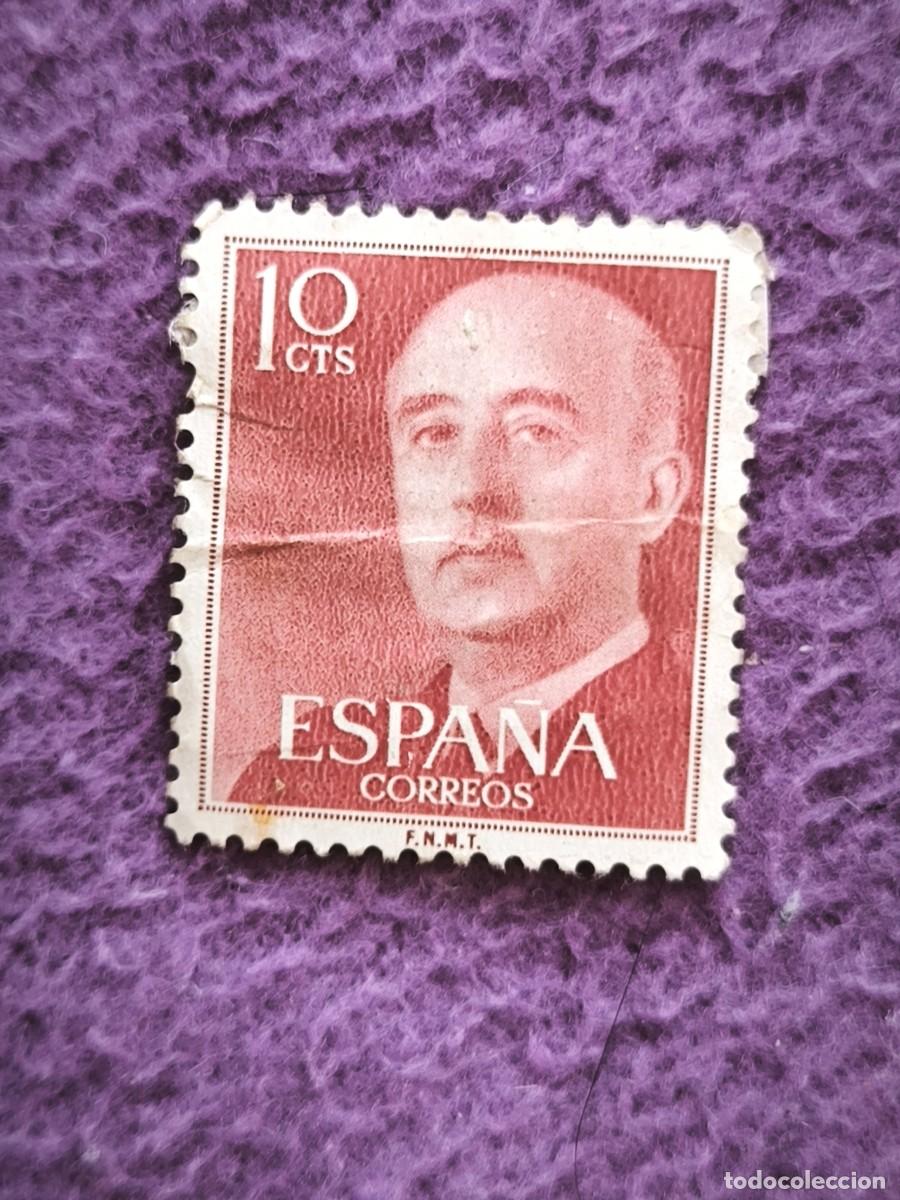 Sellos: Sello Espa&ntilde;a 10 C&eacute;ntimos Francisco Franco | Correos | Filatelia Espa&ntilde;ola