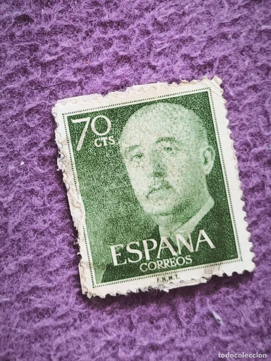 Sellos: Sello Espa&ntilde;a 70 C&eacute;ntimos Francisco Franco | Correos | Filatelia Espa&ntilde;ola