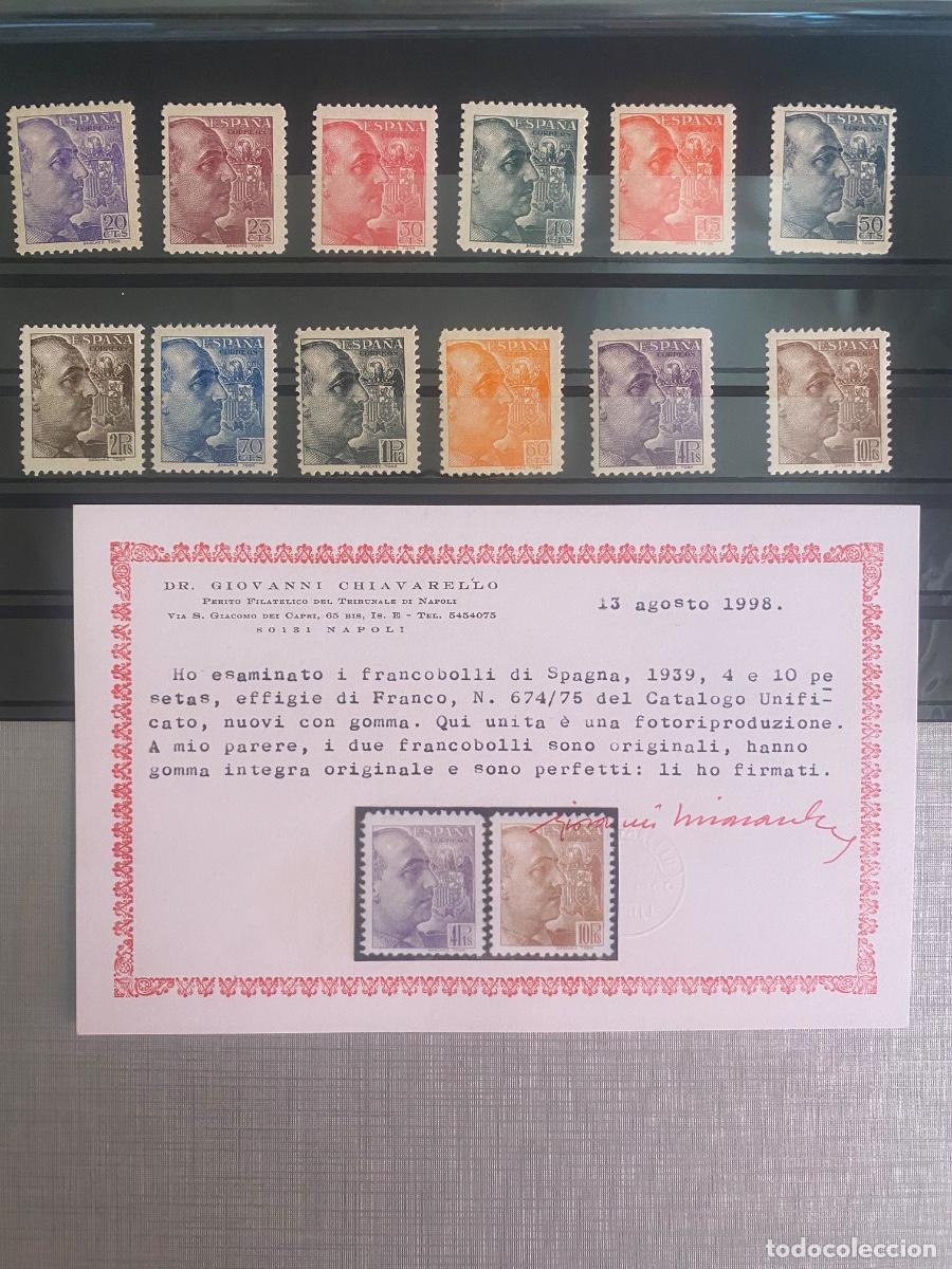 Sellos: Espa&ntilde;a 1939 Edifil 867/78** MNH con Certificado de Autenticidad
