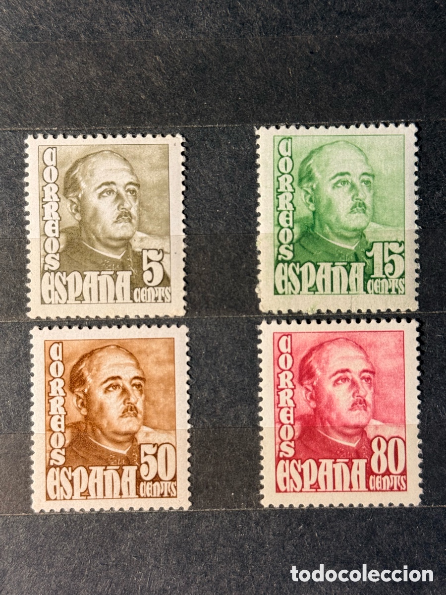 Sellos: Espa&ntilde;a. 1948/1954. Estado Espa&ntilde;ol. Edifil 1020/1023. Nuevos */**