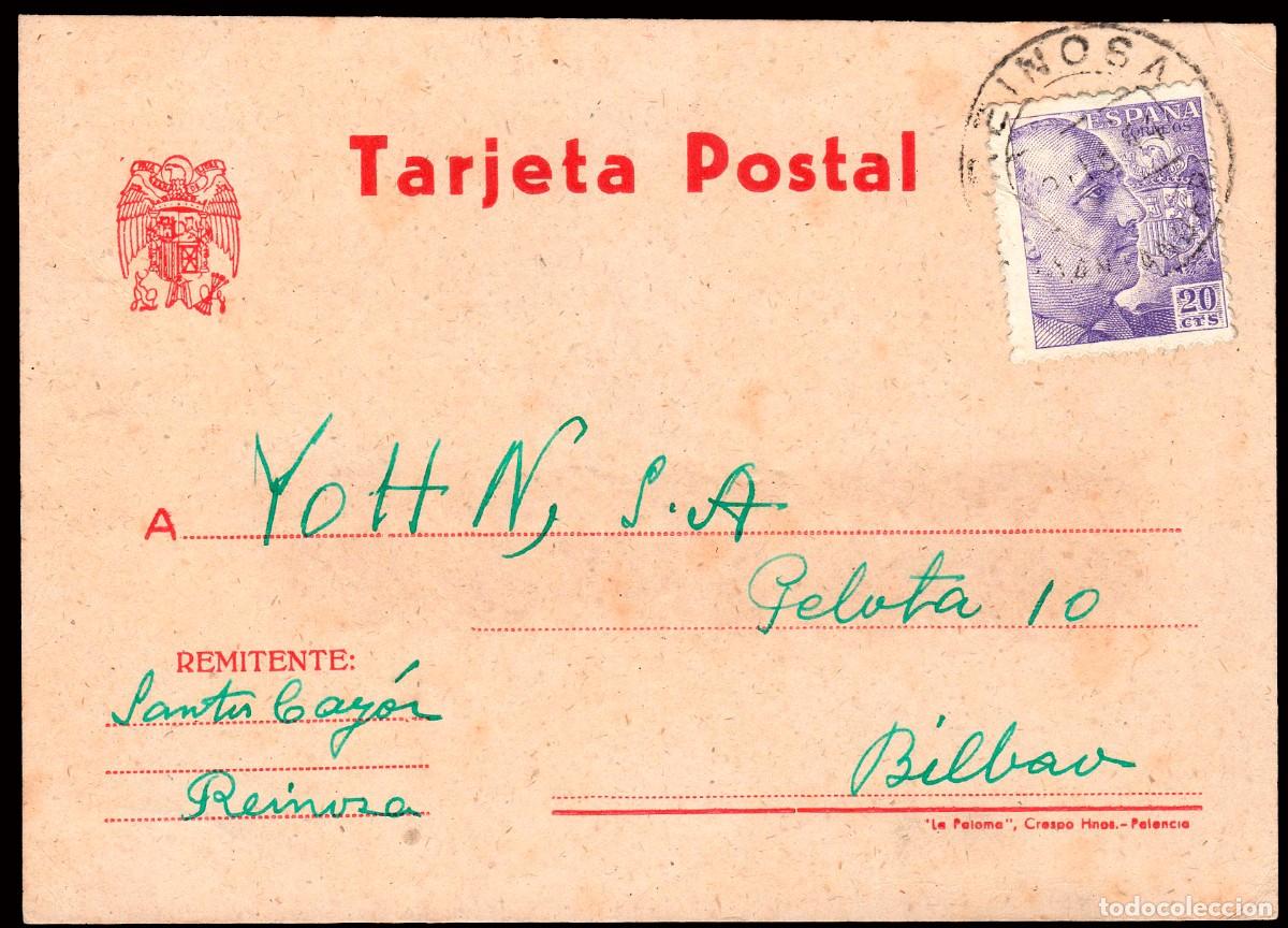 Sellos: Cantabria - Edi o TP 922 - Postal Mat &rdquo;Reinosa 09/02/44&rdquo;