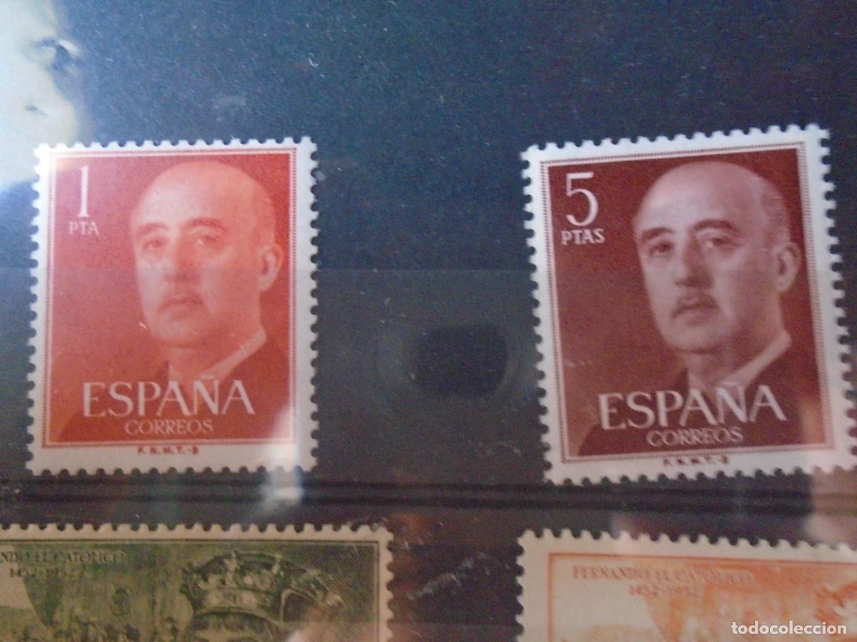 Sellos: FRANCO 1 y 5 PESETA F.N.M.T.B. NUEVO IMPECABLE