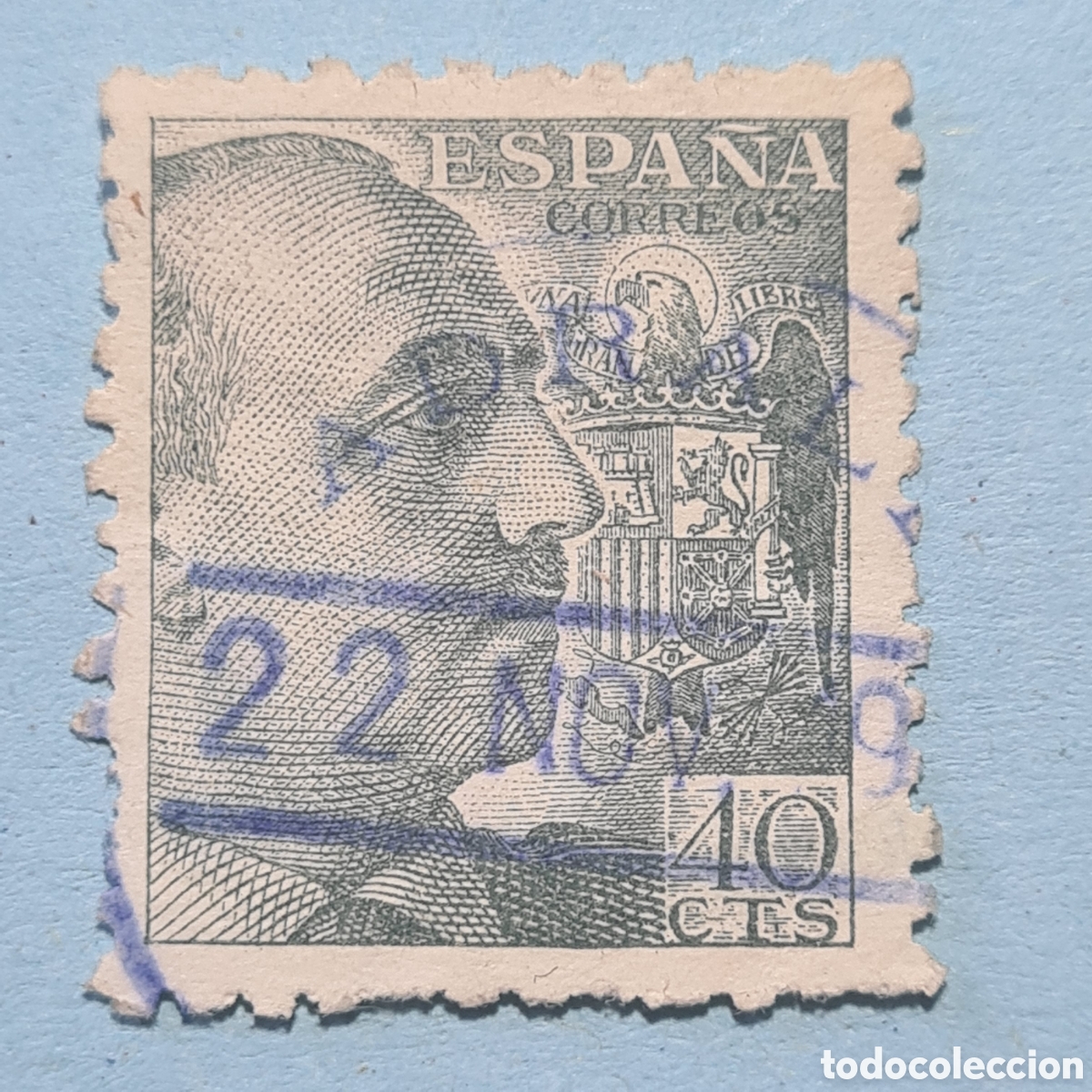 Sellos: CARTERIA ESPECIAL - ADRALES (ASTURIAS) - FRANCO EDIFIL 925