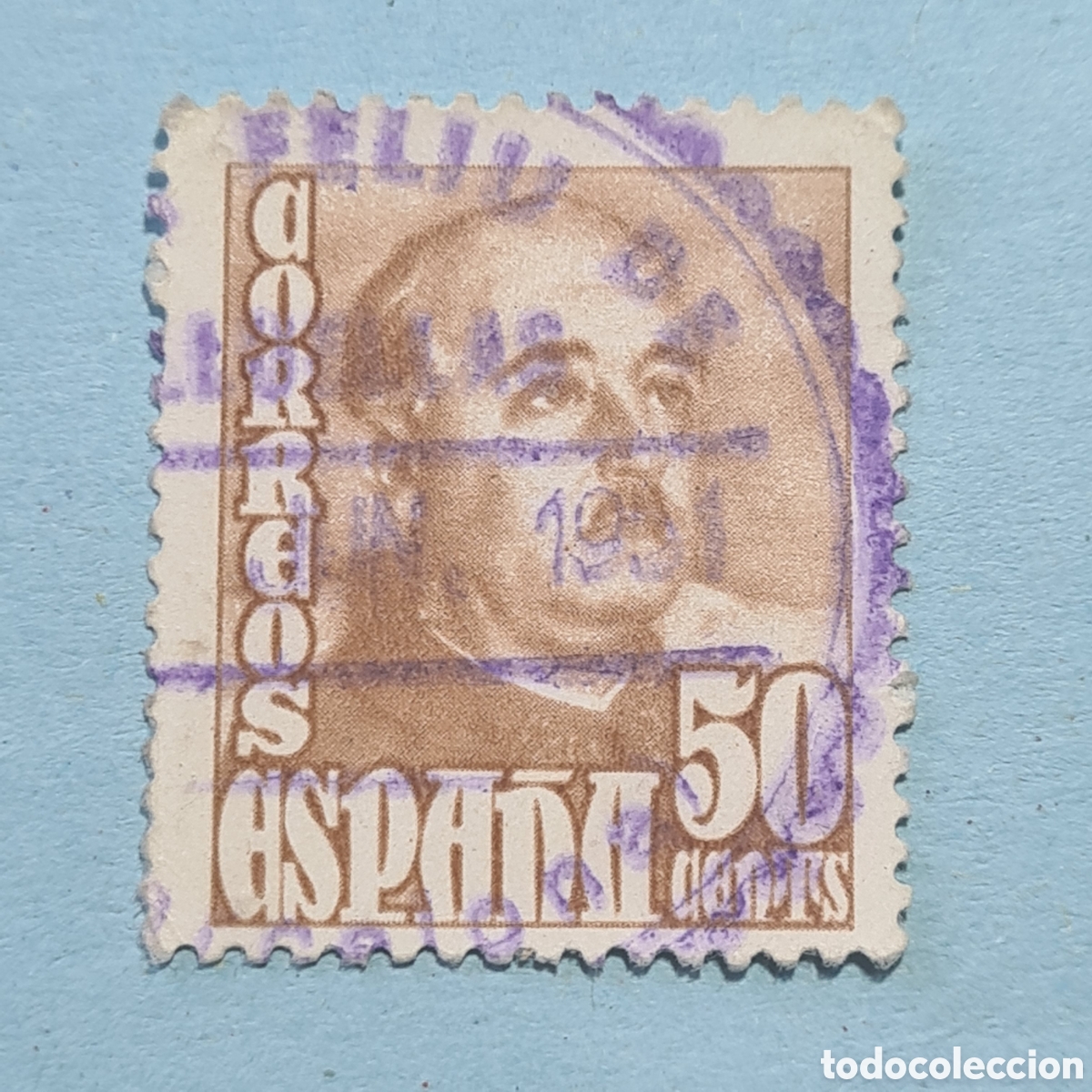 Sellos: CARTERIA ESPECIAL - SAN FELIU DE LLUELLAS (BARCELONA) - FRANCO EDIFIL 1022