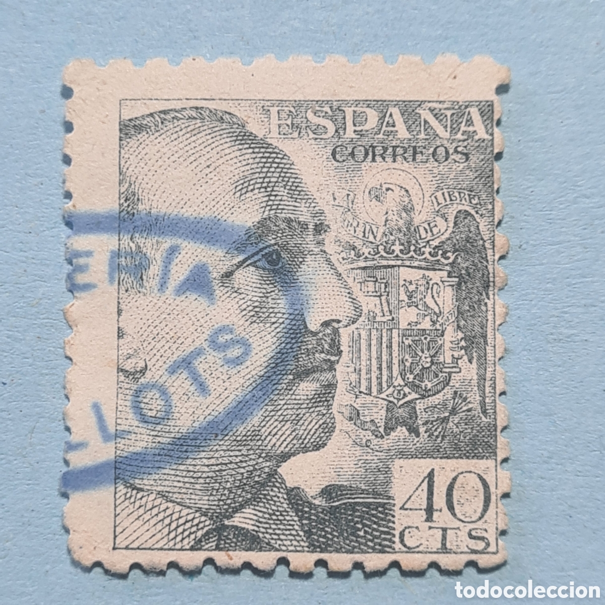 Sellos: CARTERIA ESPECIAL - RIUDELLOTS (GERONA) - FRANCO EDIFIL 925