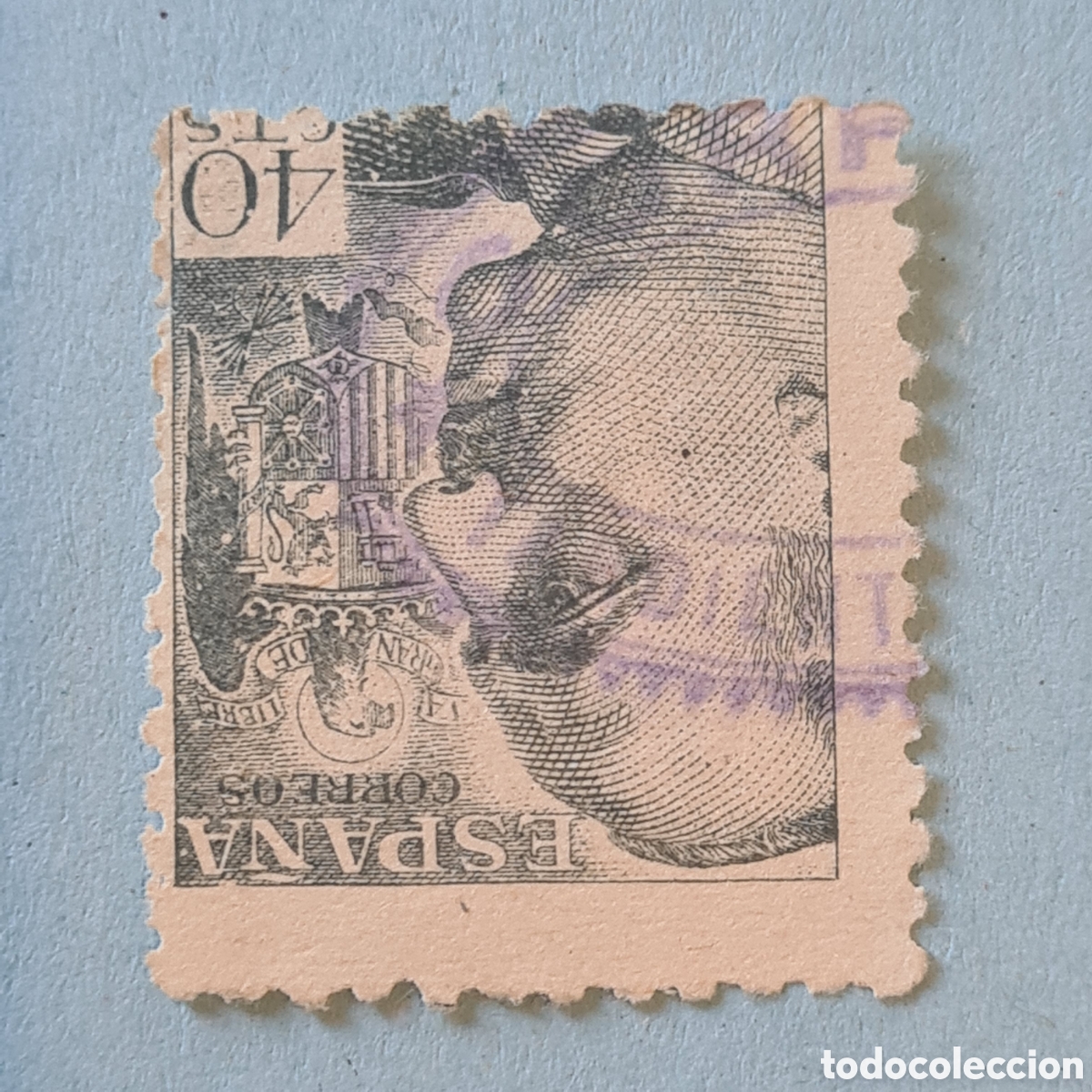 Sellos: CARTERIA ESPECIAL - TARDIENTA (HUESCA) - FRANCO EDIFIL 925