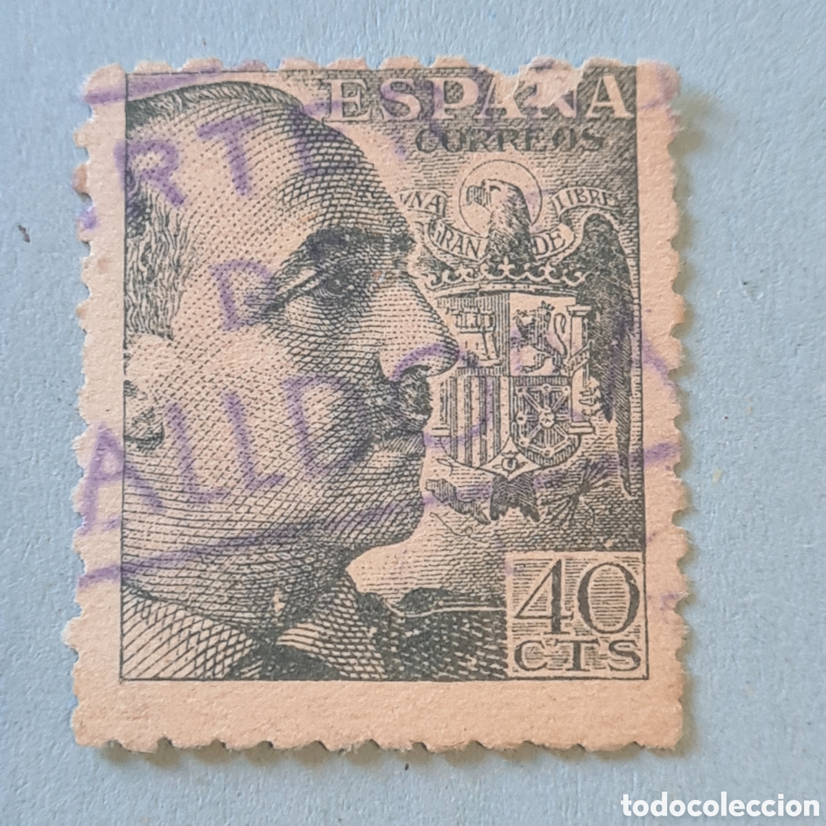 Sellos: CARTERIA ESPECIAL - VALLDORA (LERIDA) - FRANCO EDIFIL 925