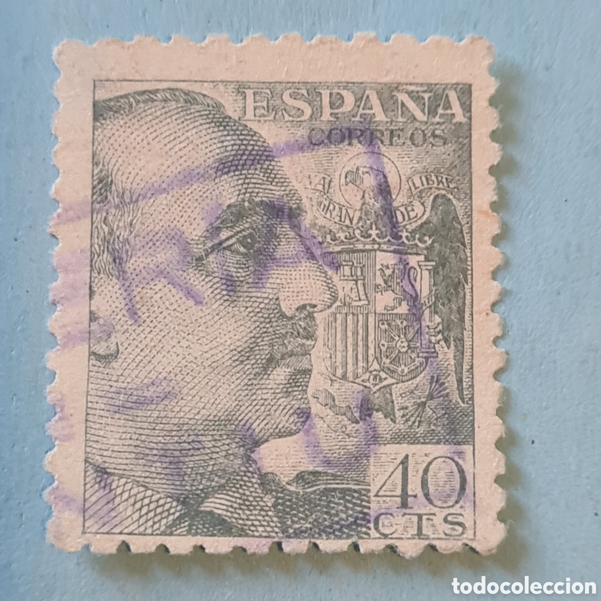 Sellos: CARTERIA ESPECIAL - ASENTIU (LERIDA) - FRANCO EDIFIL 925