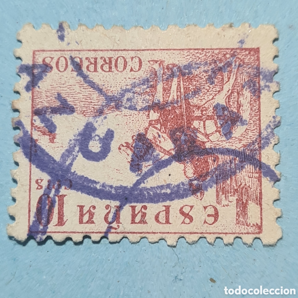 Sellos: CARTERIA ESPECIAL - AZUARA (ZARAGOZA) - ESTADO ESPA&Ntilde;OL EDIFIL 917