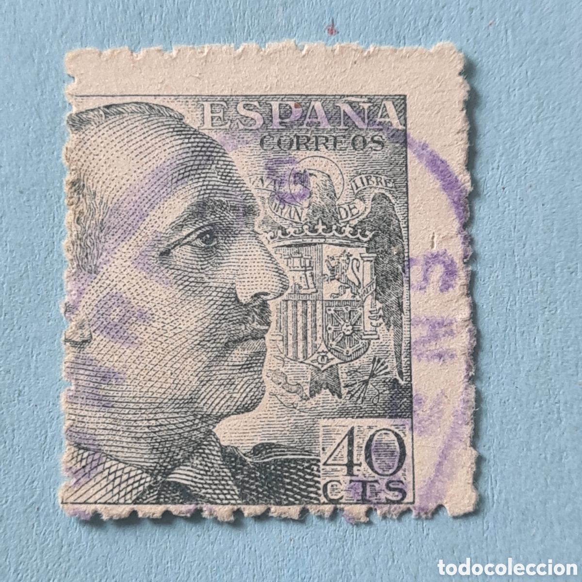 Sellos: CARTERIA ESPECIAL - TERMENS (LERIDA) - FRANCO 40 CTS. EDIFIL 925