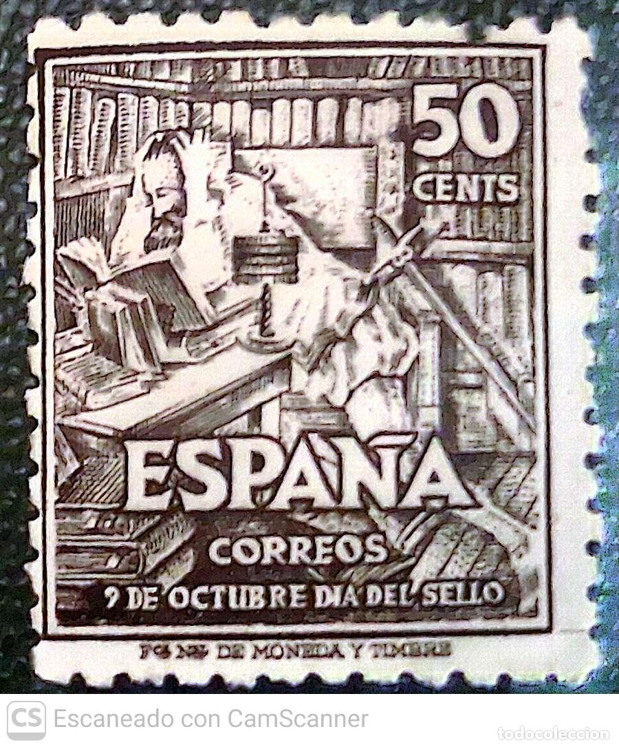 Sellos: Espa&ntilde;a. 1012 IV Centenario del nacimiento de Cervantes: Don Quijote. 1947. Sellos nuevos y numeraci&oacute;