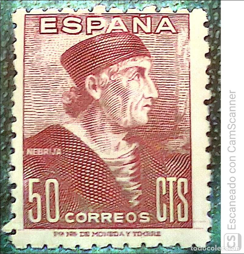Sellos: Espa&ntilde;a. 1002 D&iacute;a del Sello. Fiesta de la Hispanidad: Elio Antonio de Nebrija. 1946. Sellos nuevos y