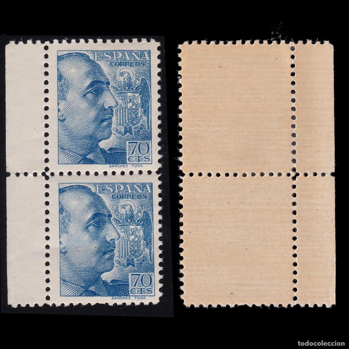 Sellos: Estado Espa&ntilde;ol. 1939.G. Franco.70c. **. Edifil 874 + OBSEQUIO