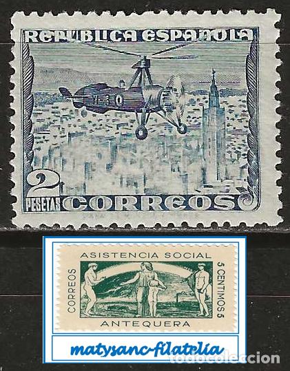 Timbres: ESPA&Ntilde;A 1938. EDIFIL 769. SERIE COMPLETA &rdquo;AUTOGIRO LA CIERVA&rdquo;. MNH***