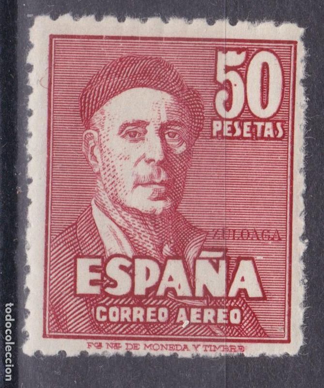 Sellos: AA9-ZULOAGA Edifil 1016 ** Sin Fijasellos. Lujo. FANTASIA FILATELICA