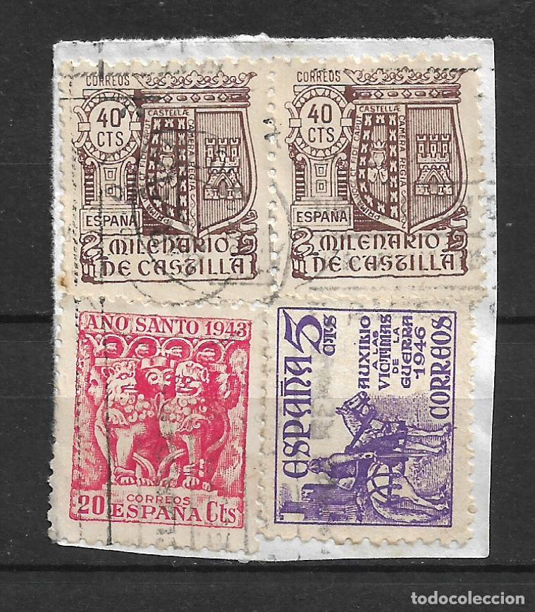 Sellos: espa&ntilde;a 1943-49 edifil 964 + 981 + 1062 usado - 1/22