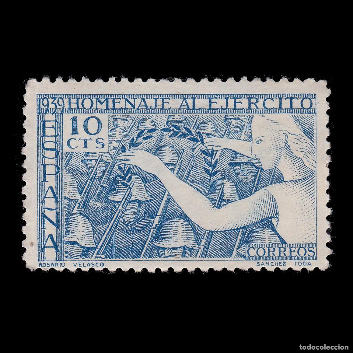 Sellos: ESTADO ESPA&Ntilde;OL.1939. Nuevo*. EDIFIL 887 + OBSEQUIO.