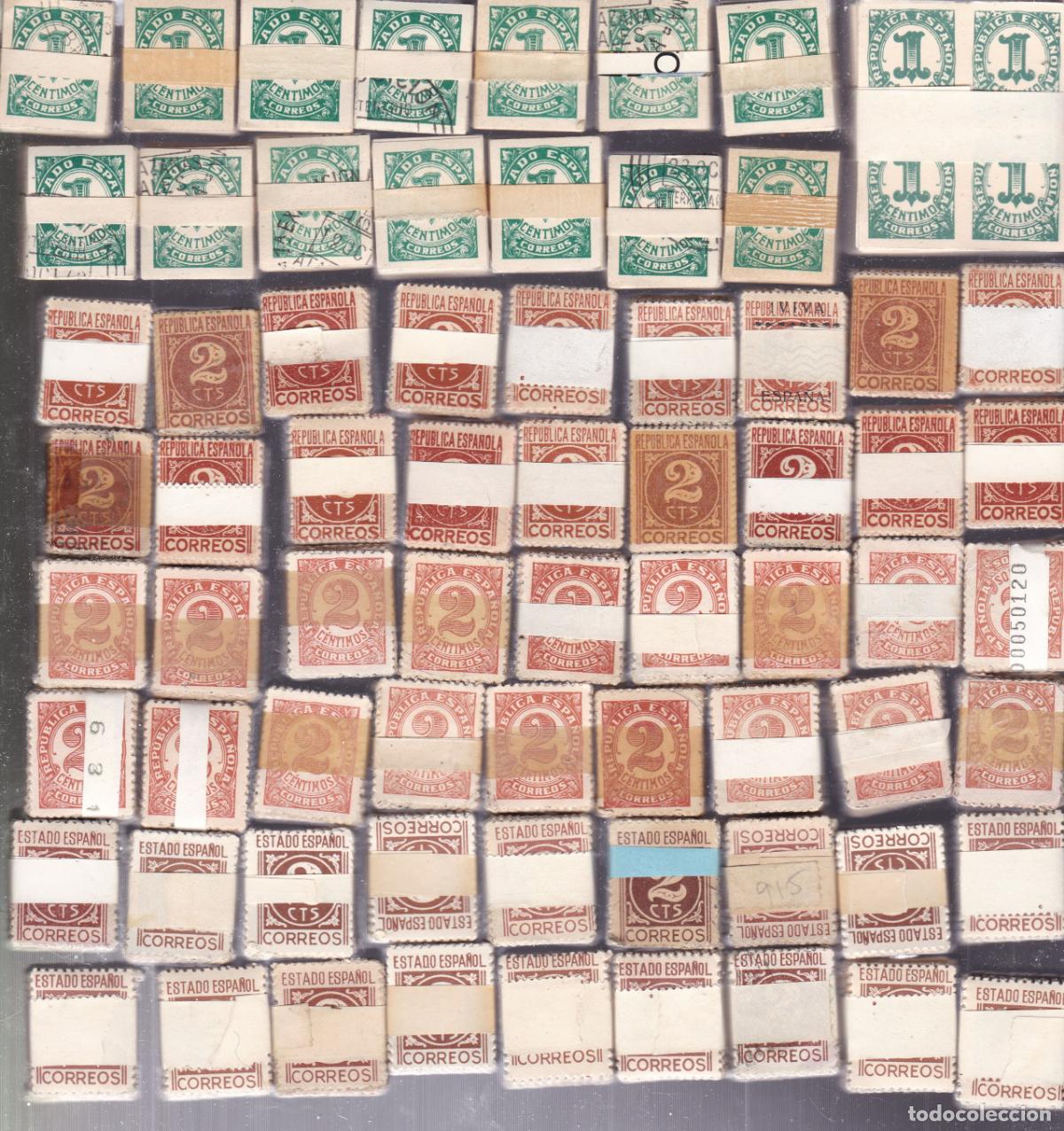 Sellos: ST-Lote 25.600 Sellos CIFRAS en PASTILLAS