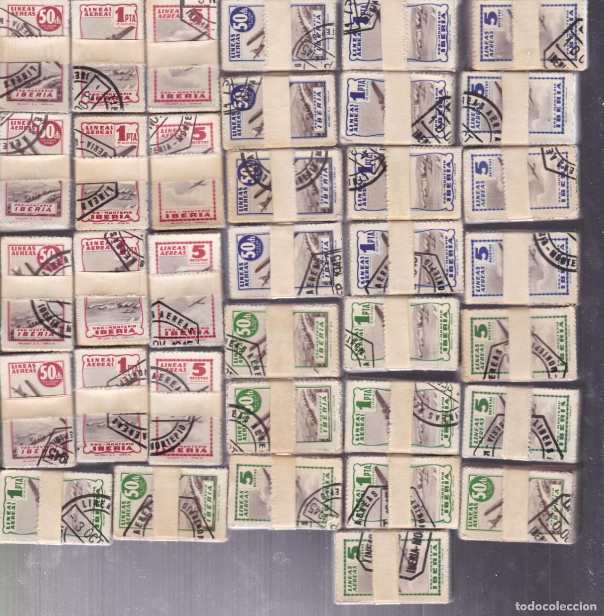 Sellos: ST- Lote 3600 VI&Ntilde;ETAS IBERIA (Series Completas ) Usados en pastillas