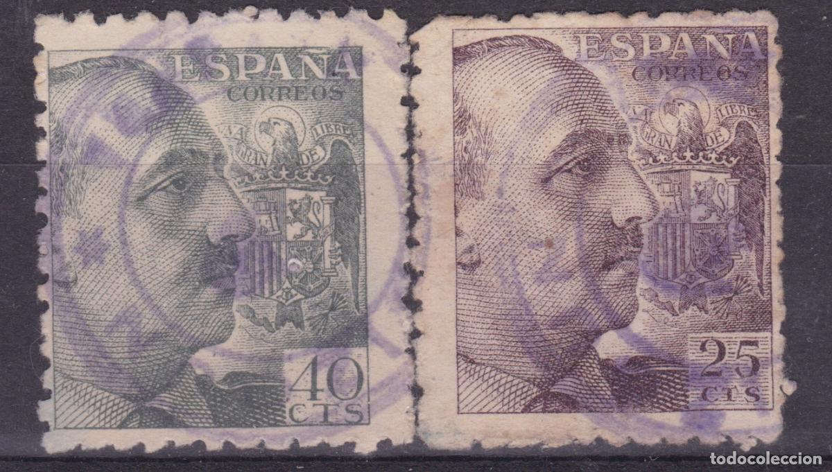 Sellos: AA12- FRANCO Matasellos Carter&iacute;a Especial ARIZCUN Navarra x 2